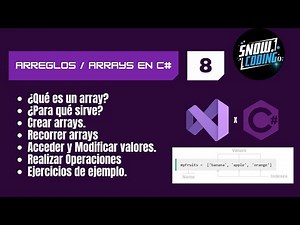 [08] Arreglos en C# | Arrays Explicados con Ejemplos Visuales y en Código
