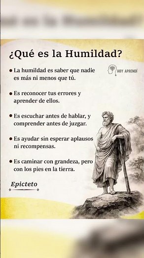Qué es la humildad? #frases #filosofia #motivar
