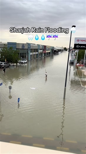Sharjah Flooded After Heavy Rain