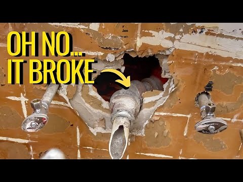 Repairing Broken Sink Drain Pipe