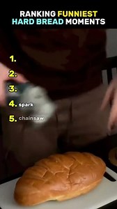 Ranking Funniest Hard Bread Moments #shorts #funny #food