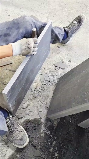 Most satisfying craft! Splitting granite like butter