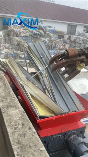 Scrap Metal Shredder Machine |High Efficiency Recycling#machine #recycling