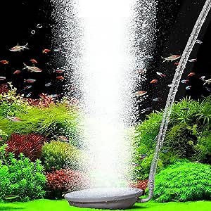 Amazon.com : hygger Aquarium Air Stone, 3.1 Inch Fish Tank Bubbler Stone Kit Makes Super Tiny Bubbles, Ultra-High Dissolved Airstone with Stainless Steel Base Aquarium Fish Tank and Hydroponic : Pet Supplies