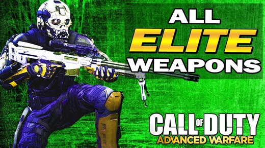 All Elite Supply Drop Weapon Variants W/ Names & Stats "advanced Warfare" Full Elite Gun List