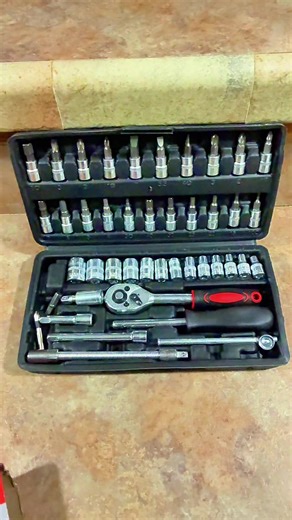 Everything you need in one set ✨ This 46-piece repair machinery tool set is perfect for home repairs, mechanical work, DIY projects, and machinery maintenance. Durable, versatile, and organized, it includes all essential tools to tackle any job with ease—great for professionals, hobbyists, or DIY enthusiasts. #repairtoolset #machinerytools #diytools #hometools #mechanicaltools