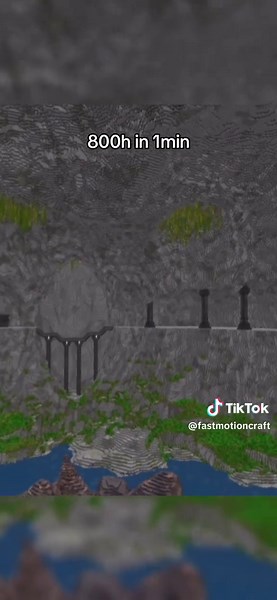 Minecraft Building: 800 Hours of Creation in 1 Minute