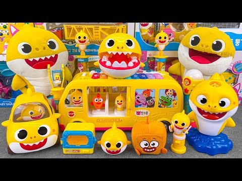 BABY SHARK : 93 min Compilation - Satisfying Unboxing BABY SHARK ABC Alphabet Bus Playset (ASMR)