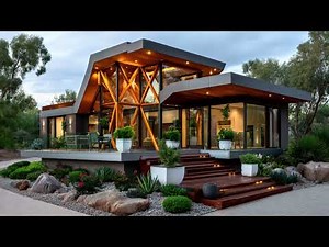 🏡Minimalist Rectangle Module Home Design | Innovative Prefab Architecture & Modern Living Ideas 2025
