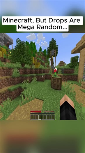 Minecraft, But Drops Are Mega Random#vairal | minecraft