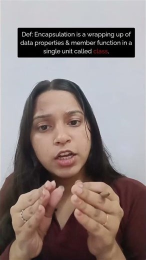 Let's understand Encapsulation What is encapsulation?