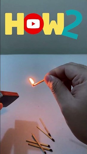 How to Light a Matchstick – Quick & Easy Guide! #LifeHack #SurvivalTips #FireHack