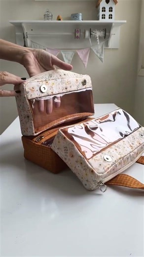 ✨ Foldable Floral Travel Makeup Bag ✨