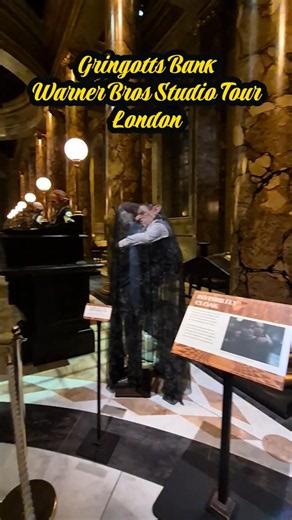 Step inside the magical world of Gringotts Wizarding Bank at Warner Bros. Studio Tour London #travel