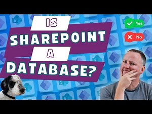 Is SharePoint a database for Power Apps?