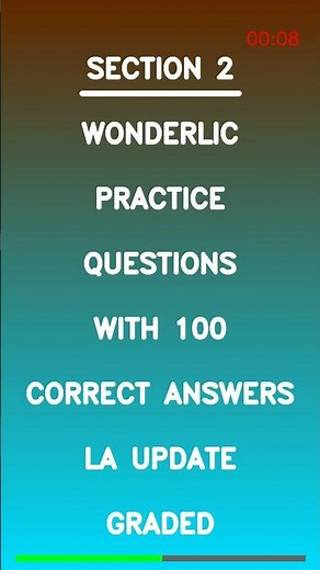 Wonderlic Practice Questions with 100 Correct Answers La Update Graded Latest