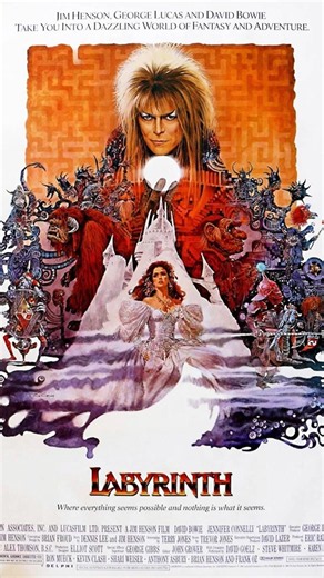 #722 A trilha sonora do filme "Labirinto", com David Bowie, era lançada há 40 anos #labyrinth