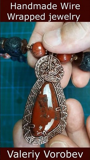 Handmade wire jewelry Valeriy Vorobev. Wire wrapped jewelry step by step tutorials for beginners