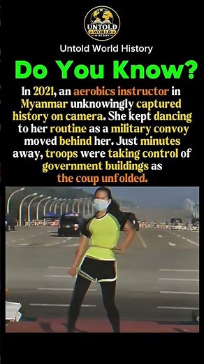 She Was Dancing… While a Military Coup Happened Behind Her. #history #shorts