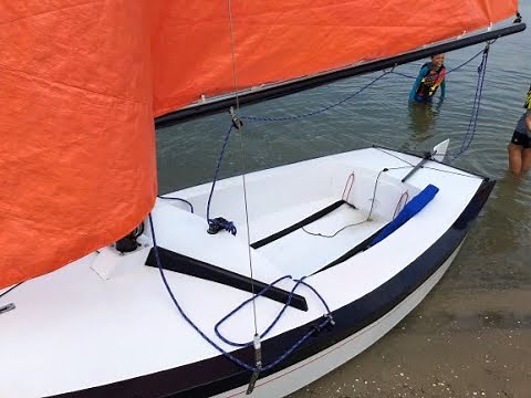 14' Sailboat, 8 week build in 10 minutes