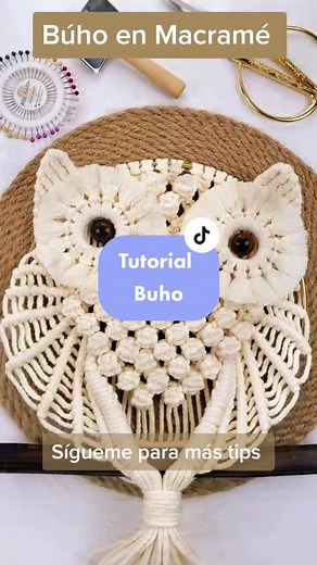 Cómo hacer un búho en Macramé: Tutorial paso a paso