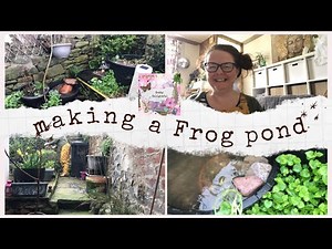 Make a frog pond in a tub