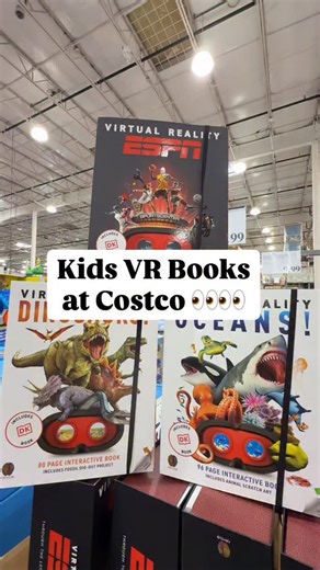 New kids VR assorted interactive books at Costco 😍 included goggles too!! So many kids toys are coming in!! Make sure to follow for more new Costco finds let me know if you want a post or tell of all the new toys #costco #costconew #costconewdeals #costcodeals #costcomusthaves #toys #books #vr | Costconewdeals