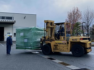 大型機械搬入 | 事例・実績紹介 | 丸栄運輸機工株式会社