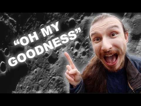 Photographing the moon with a BIG 14" telescope | Astrophotography