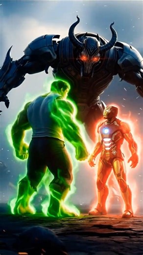 Hulk & Iron Man vs Robotic Rakshas | Dosti Ki Sabse Badi Jung#trending #hulk #viral #friendship