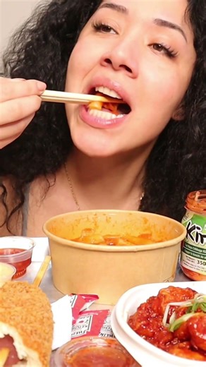 Check out my Korean corn dog mukbang ASMR up now !! #mukbang #koreancorndogs