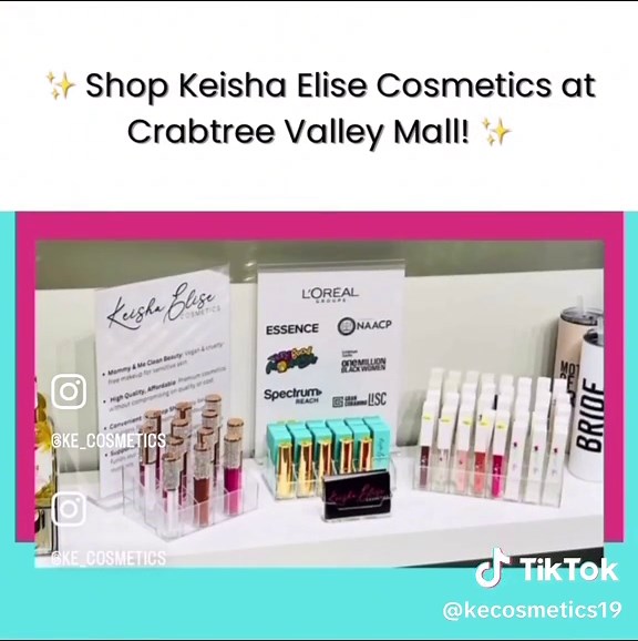 Keisha Elise Cosmetics at Crabtree Valley Mall