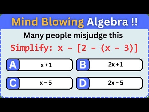 50 Algebra Quiz Challenge 🧠 | Systems of Equations, Linear Equations & Math Tricks
