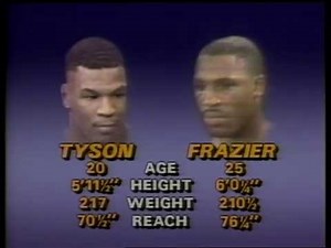 Mike Tyson Vs Marvis Frazier 26.7.1986