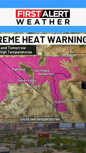 11K views · 71 reactions | It's a FIRST ALERT Weather Day with an extreme heat warning Monday and Tuesday 掠☀️ FOX5 meteorologists will be covering the latest both on-air and online. Download the FOX5 Weather App and turn on notifs to stay updated  Recorded video of active weather in your area? Send it to us here! Link:: https://www.fox5vegas.com/page/submit-your-weather-photos-and-video/ | FOX5 Las Vegas | Facebook