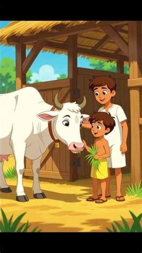 do bhai or cow ki kahani 🐄🧒🧑#shortsvideo #ai #viral #video