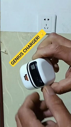 This Retractable Charger is GENIUS! ⚡ Built-in Cable Fast Char #shorts