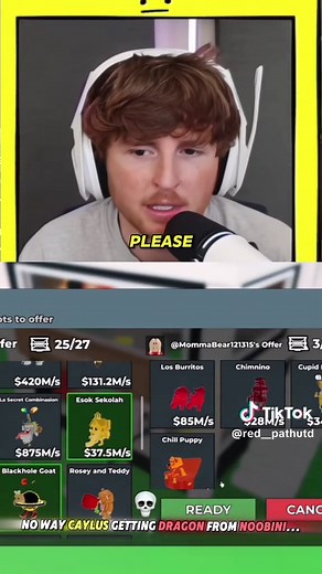 No way caylus get that👀 #roblox #sammy #stealbrainrots | roblox games