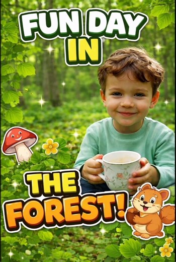 Fun in the Forest | Cute Kid Nature Adventure | Relaxing Forest Moments