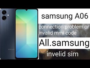 My Samsung MMI Code Invalid or Connection Problem