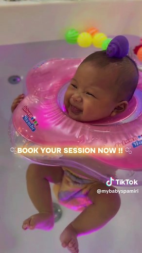 A baby Jacuzzi, also known as an infant hydrotherapy tub, it is a small, warm-water tub designed for babies to float and move freely with gentle water jets 🫧😍 🎥 Baby of the day our little Yong Yee Ling ✨💕 🫧We accept baby new born 4.5kg up to 4 years old 🫧No fever, Flu, Cough or any Contiguous Virus 🫧No vaccinations for pass 3 days BOOK YOUR SESSION NOW !! 🥰 #babyspa #fyp #hydrotherapy #jacuzzitime #creatorsearchinsights #miri