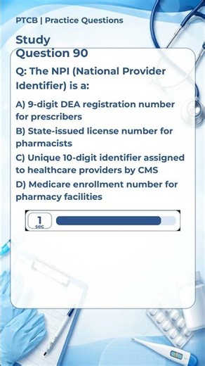 PTCB Practice Question 90 | Pharmacy Tech Exam Prep