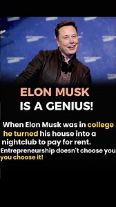 "How Elon Musk Turned His House Into a Nightclub to Pay Rent! 🚀 #Motivation"#shorts #ytshorts