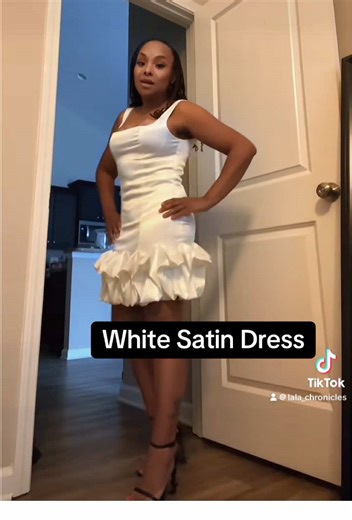 Women's Solid Satin Dress, Elegant Fashion Casual Sleeveless, White dress for women, Satin White Dress #TikTokShopspringglowup #spotlightfinds #ladiesdress #tiktokfind #tiktokdresscollection #TikTokShopRestock #whitedress #ladiesdress #whitedresses #ladieswhitedress #tiktoksatindress #tiktoksatinwhitedress #ladiesdressessale #whitedressfromtiktok #TikTokShop #tiktokfind2025 #creatorsearchinsights