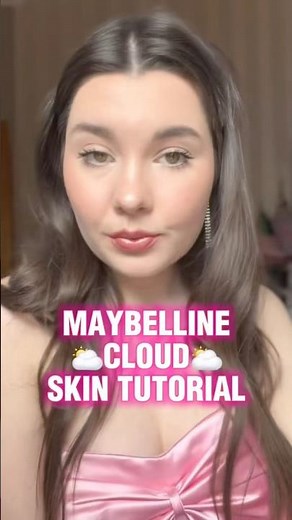 cloud skin smink tutorial🩵lG:mayakemenczy #smink #sminkelés #makeup #sminkrutin #maybelline #loreal