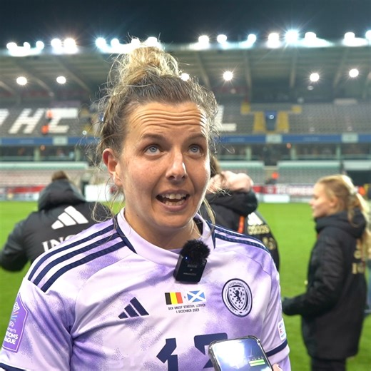 Hayley Lauder admits she thought her Scotland career was over. The Glasgow City star earned her first cap in three and a half years in the 1-1 draw with Belgium on Friday in Leuven. | BBC Sport Scotland
