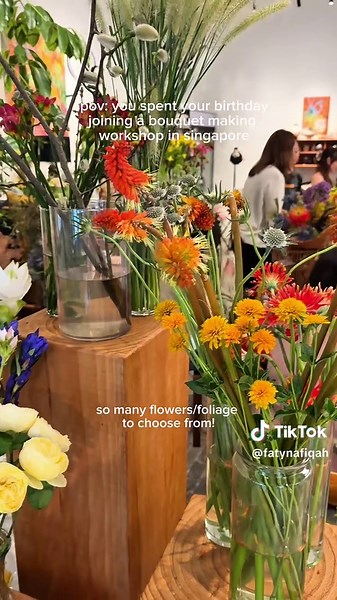 Flower Workshop Experience in Singapore's Friday's Garden