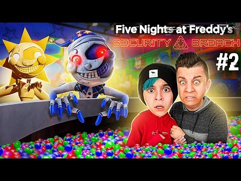 MOONDROP Locked Us In A Evil DAYCARE! FNAF Security Breach (part 2)