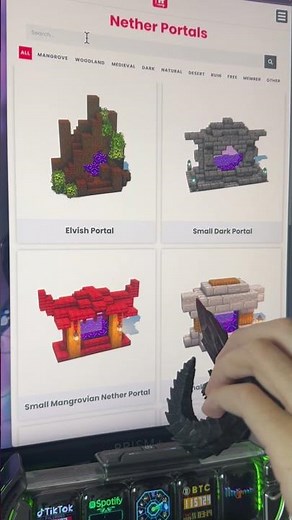 Learn how to build aMinecraft structure with picture tutorials. #minecraft #minecraftbuilding