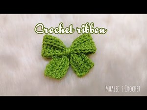 Crochet ribbon